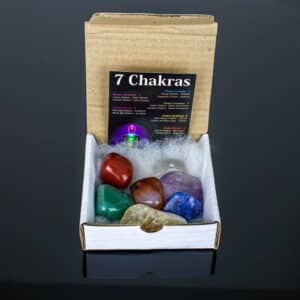 Kit Dos 7 Chakras - Pedras Roladas