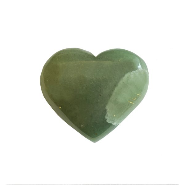 Quartzo Verde em Formato de Coração